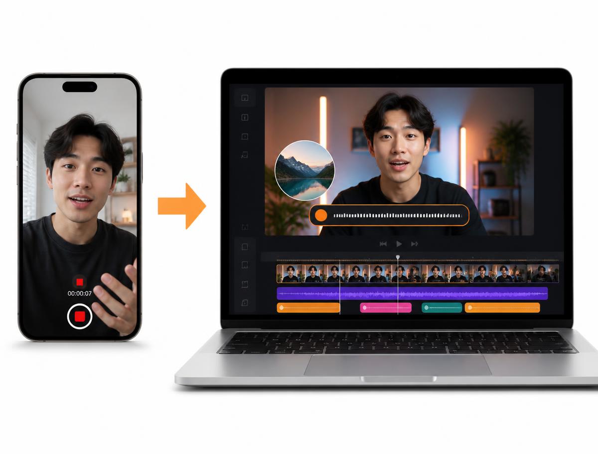 Quay video bằng điện thoại rồi để AI edit thành video hoàn chỉnh